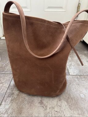 J.Crew Berkeley Bucket Bag in Nubuck Leather